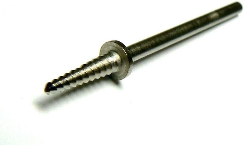 JTS Mini Mandrel Tapered Threaded Mandrel Screw Thread Head Arbor 3/32" 6pcs Made in Germany - Image 3